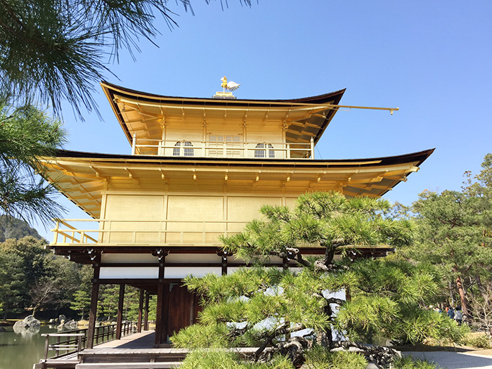 金閣寺　kinkakuji temple. kyoto japan guide